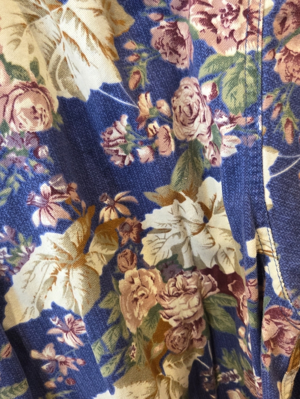 ​Vintage 90s Route 66 Floral Button Down Shirt XL Cotton Cottagecore Grannycore - Picture 11 of 15